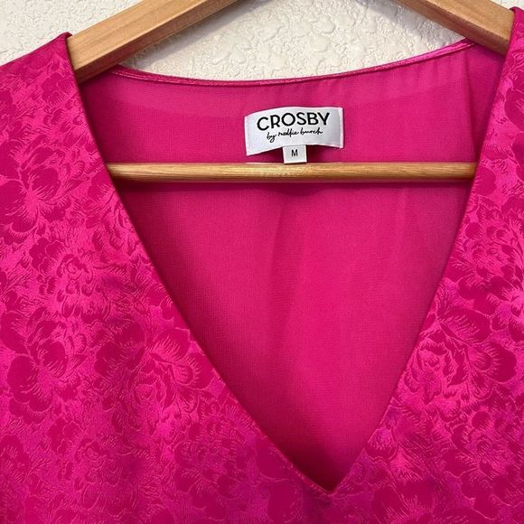 CROSBY by Mollie Burch Bissy Dress Magenta Magic Women’s Medium - Picture 5 of 6